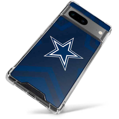 NFL Dallas Cowboys Double Vision Google Pixel 7a Clear Case